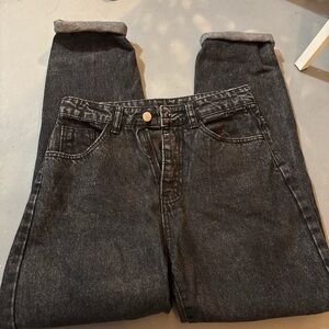 SHEIN Charcoal Gray Denim Jeans